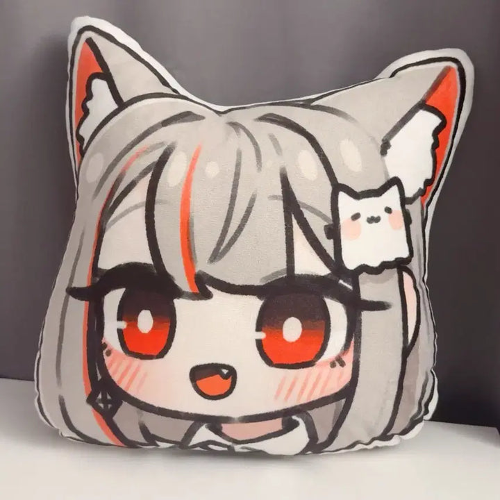 [BUNJANG] Stellive Naneko Mashiro Face Cushion 2nd Gen / 스텔라이브 네네코 마시로 얼굴 쿠션 2기생 시로 비공굿