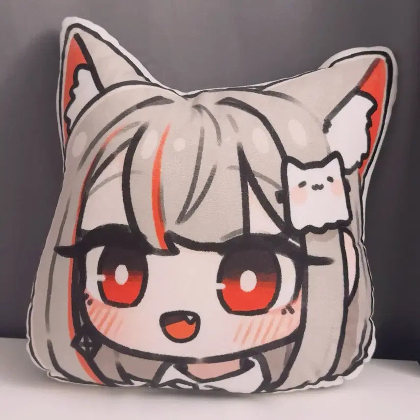 [BUNJANG] Stellive Naneko Mashiro Face Cushion 2nd Gen / 스텔라이브 네네코 마시로 얼굴 쿠션 2기생 시로 비공굿