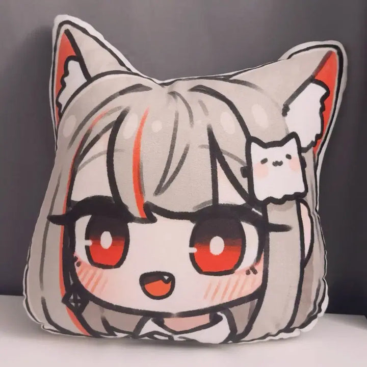[BUNJANG] Stellive Naneko Mashiro Face Cushion 2nd Gen / 스텔라이브 네네코 마시로 얼굴 쿠션 2기생 시로 비공굿