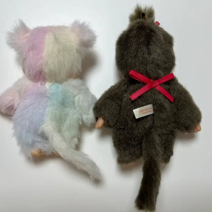 [BUNJANG] Monchhichi Mini Keyring Bundle Set (2 Types) / 일괄) 몬치치 미니 키링 홍콩 타이다이 2종 세트