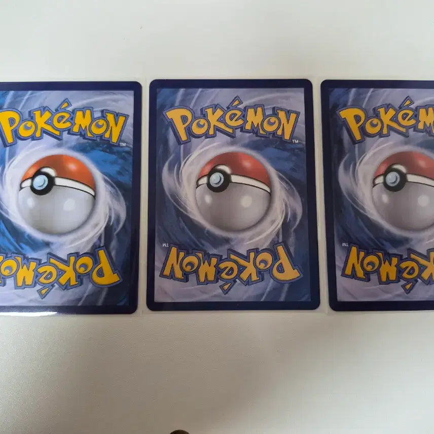 [BUNJANG] Squirtle Pokemon Card 3-Card Set / 어니부기 포켓몬 카드 3장