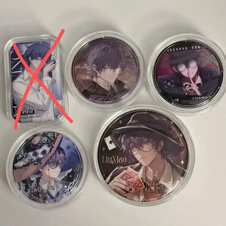 [BUNJANG] Link Click Liu Xiao Bundle Set Can Badge / 시광대리인 리우샤오 캔뱃지 일괄