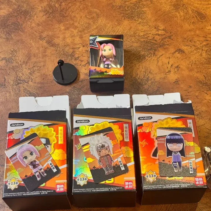 [BUNJANG] Jandoon Naruto Mini Rice Grain Standing Figure Bundle Set / Jandoon 나루토 미니 쌀알 스탠딩 피규어
