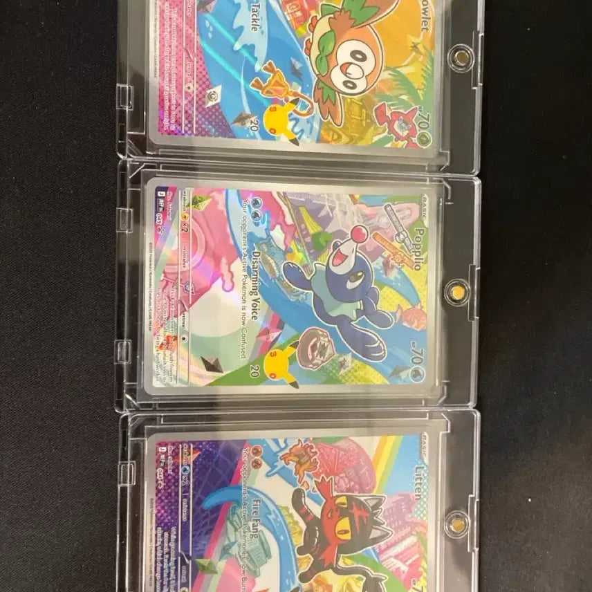 [BUNJANG] Pokemon 30th Anniversary North American Edition Gen 7 Starters Bundle Set / 포켓몬 30주년 북미판 7세대 스타팅 포켓몬