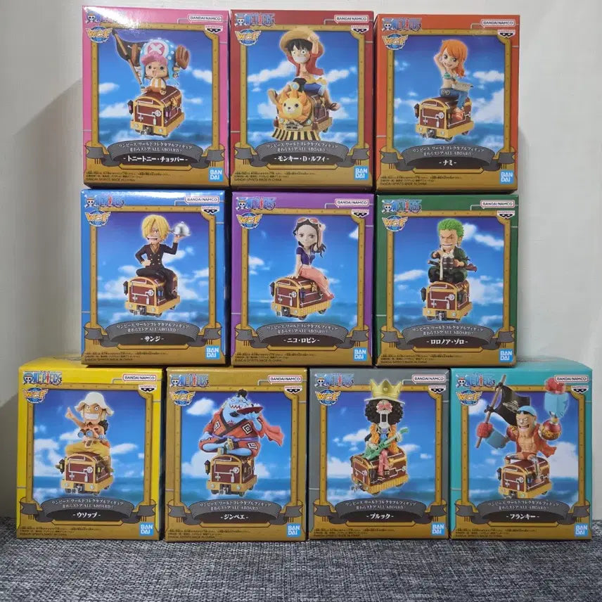 [BUNJANG] One Piece Straw Hat Store Limited Edition ALL ABROAD Train Set / [월콜 WCF] 원피스 밀짚 스토어 한정 ALL ABROAD 기차 판매
