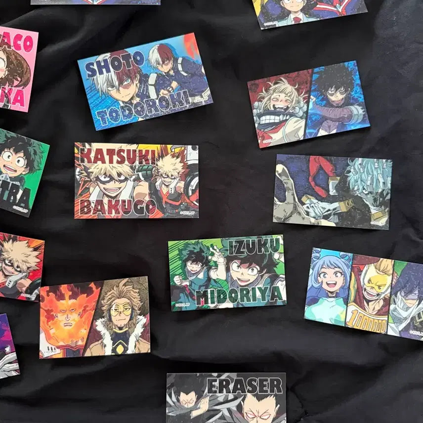 [BUNJANG] My Hero Academia Wafer Card &amp; Snap My Card Bundle Set / 나의 히어로 아카데미아 웨하스 카드 + 스냅마이드 반택포 일괄