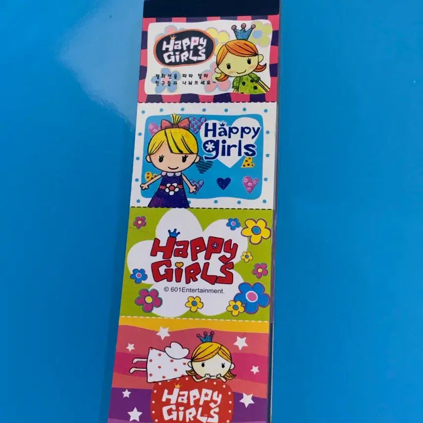 [BUNJANG] Happy Girls Memo Pad Korean Vintage Stationery / 고전문구 해피걸즈 메모패드 편선지
