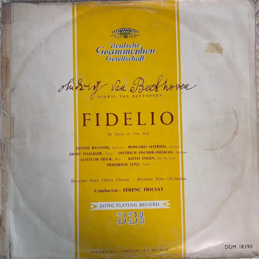 [BUNJANG] Gramophon Original UK Mono Beethoven Fidelio Opera LP Record / 그라모폰 오리지널 영국제 모노 베토벤 피델리오 오페라 LP 1/2