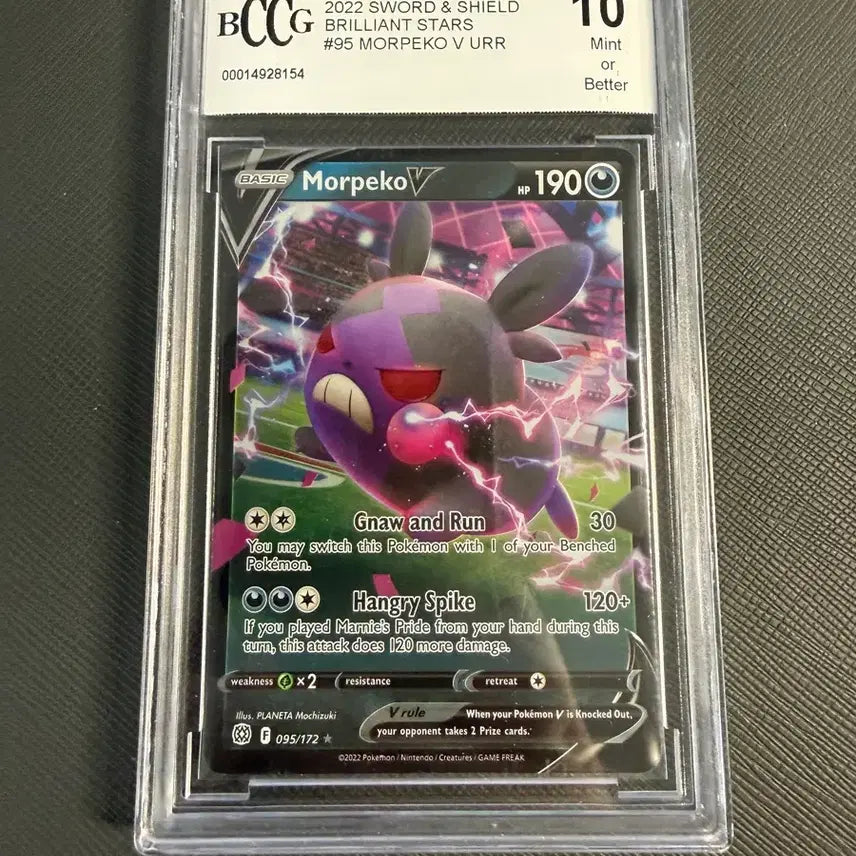 [BUNJANG] Pokemon Card Morpeko Brilliant Stars BCCG 10 Mint Condition / 포켓몬카드 모르페코 브릴리언트스타 BCCG 10 민트