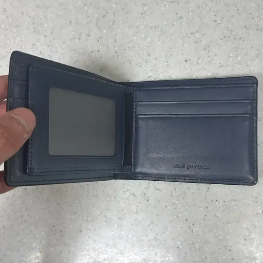 [BUNJANG] Louis Quatorze Soft Leather Bifold Wallet Black / 루이까또즈 소프트 레더 바이폴드 지갑 블랙