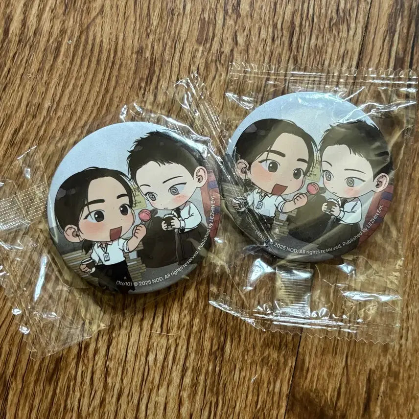 [BUNJANG] One Two Ten "Morning Has Broken" Set of 2 Buttons / 원투텐 아침이밝았습니다 아밝 캔뱃지 2개 일괄