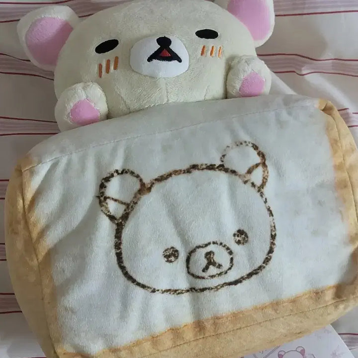 [BUNJANG] Rilakkuma Korilakkuma Fruit Sando Plush Doll Mascot / 코리락쿠마 후르츠산도 과일샌드 누이 인형 마스코트