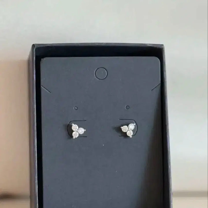[BUNJANG] Moissanite Lab Grown Triple Earrings 2ct / 모이사랩다이아 트리플귀걸이 2부