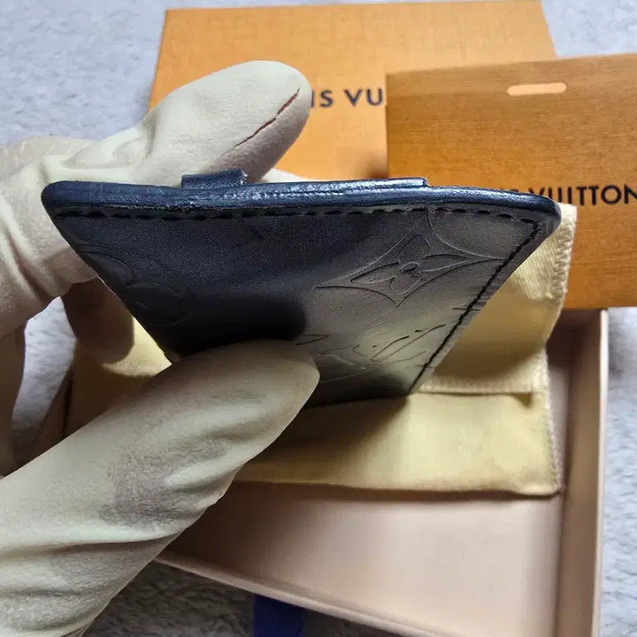 [BUNJANG] Louis Vuitton Monogram Empreinte Pochette Clé Key Case Aubergine / (정품)루이비통 모노그램 앙프레인트 포셰트 클레 키 케이스