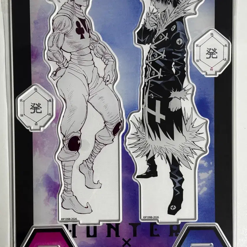[BUNJANG] Hunter x Hunter Jump Shop Big Acrylic Stand Hisoka Chrollo / 헌터헌터 진보초 점프샵 빅 아크릴 히소카 클로로 (키르아 곤 크리피카 등