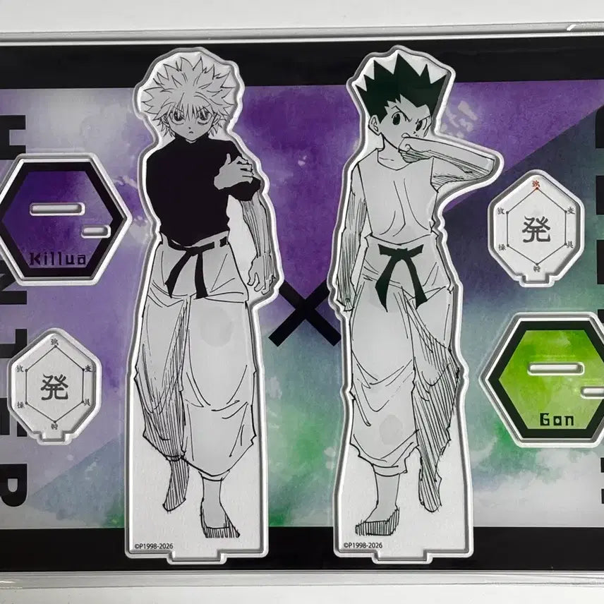 [BUNJANG] Hunter x Hunter Killua Gon Big Acrylic Stand / 헌터헌터 키르아 곤 진보초 빅아크릴스탠드