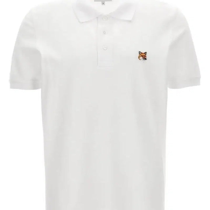 [BUNJANG] Maison Kitsune Fox Head Classic Short Sleeve Polo Shirt / 메종 폭스헤드 클래식 카라반팔티