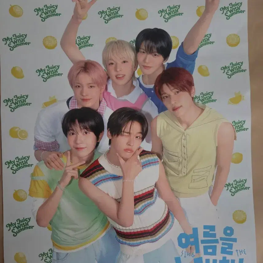 [BUNJANG] NCT DREAM "Singing in the Summer" Poster / NCT DREAM 여름을 노래해 포스터