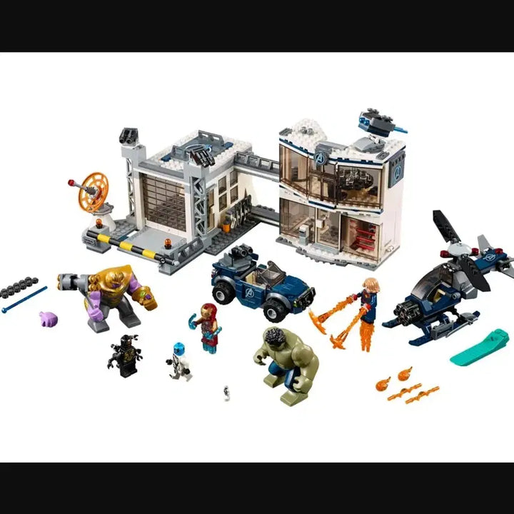 [BUNJANG] LEGO Marvel 76131 Avengers Compound Battle - Includes Extra Stickers / 레고 마블 76131 어벤져스 연합 전투 - 역순분해 여분스티커 포함