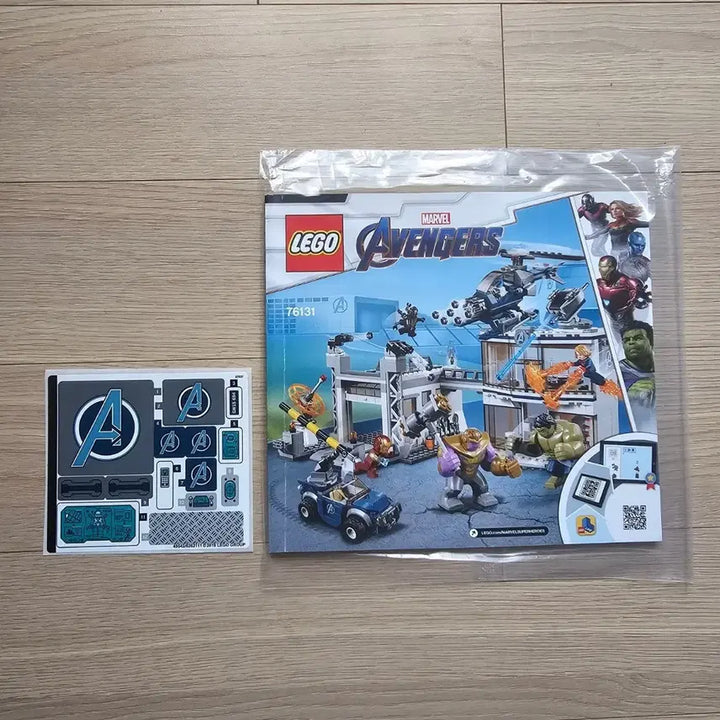 [BUNJANG] LEGO Marvel 76131 Avengers Compound Battle - Includes Extra Stickers / 레고 마블 76131 어벤져스 연합 전투 - 역순분해 여분스티커 포함