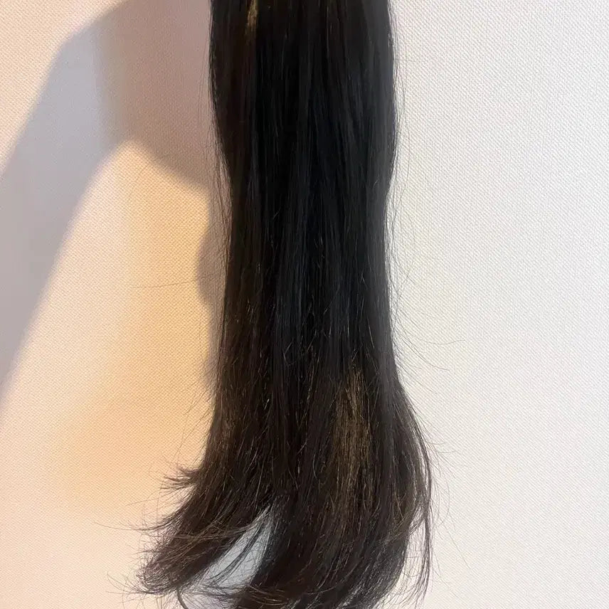 [BUNJANG] 18-Inch Seamless Clip-In Hair Extensions (Natural Brown) / 노팁 붙임머리 18인치 한팩이상
