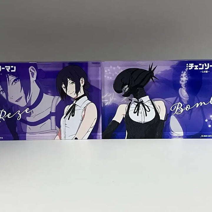 [BUNJANG] Chainsaw Man Reze &amp; Beam Trading Acrylic Block Set / 체인소맨 레제 트레이딩 아크릴블록