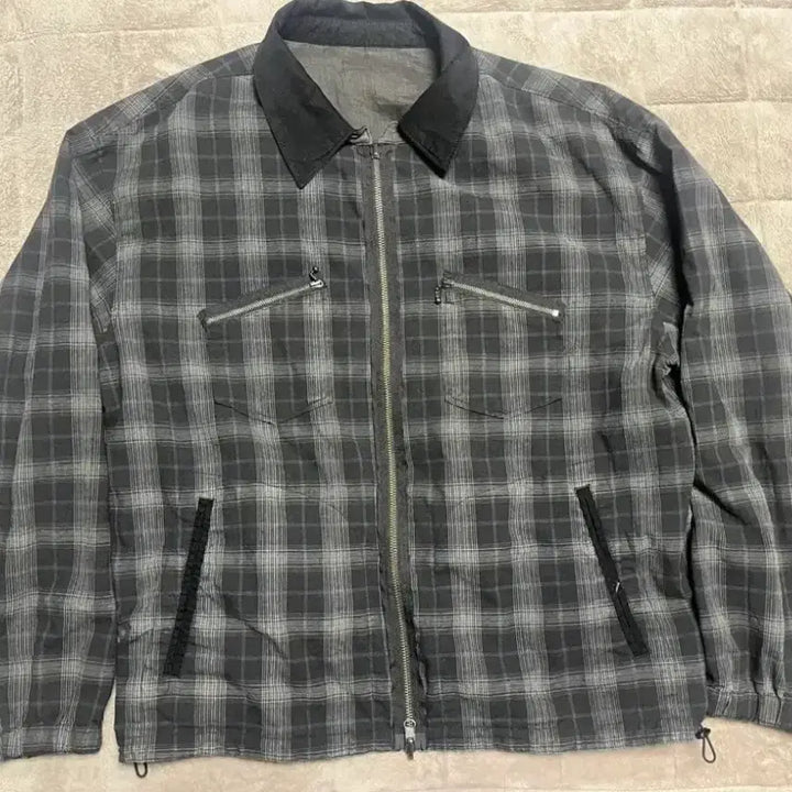 [BUNJANG] Polierter Rami Check Blouson (First Edition) / [2] 폴리테루 라미체크 블루종 초판