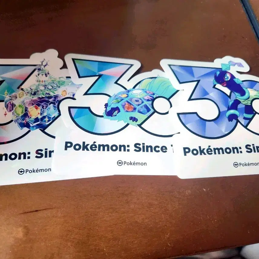 [BUNJANG] Pokemon 30th Anniversary Sticker Set - Terapagos / 포켓몬스터 30주년 스티커 테라파고스 세트