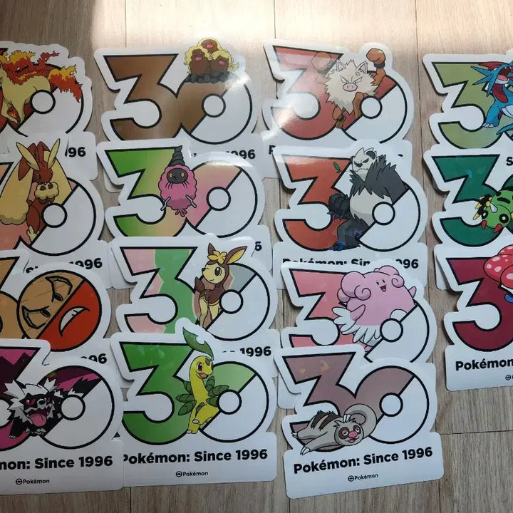 [SOLD OUT] 포켓몬스터 30주년 스티커 일괄 판매