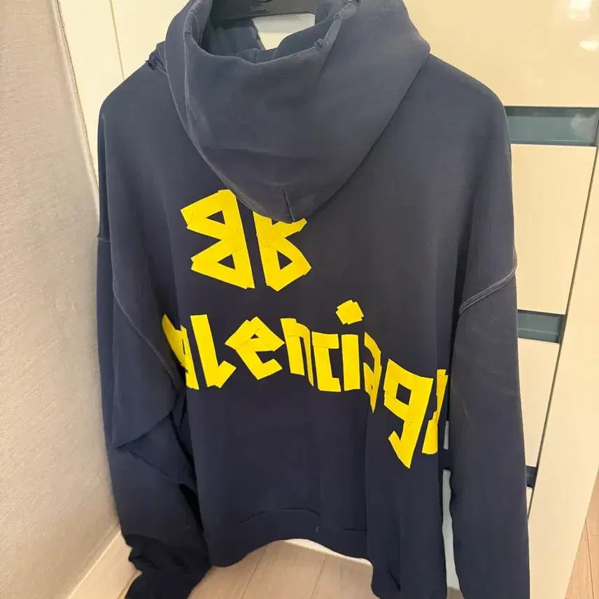 [BUNJANG] Balenciaga Tape Type Hoodie / 발렌시아가 테이프 타입 후드 (백화점 정품)