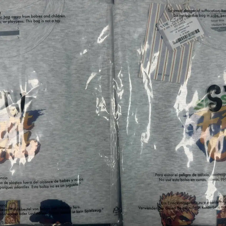 [BUNJANG] STU Fight Club T-Shirt Melange Grey / STU Fight Club T-Shirt Melange Grey