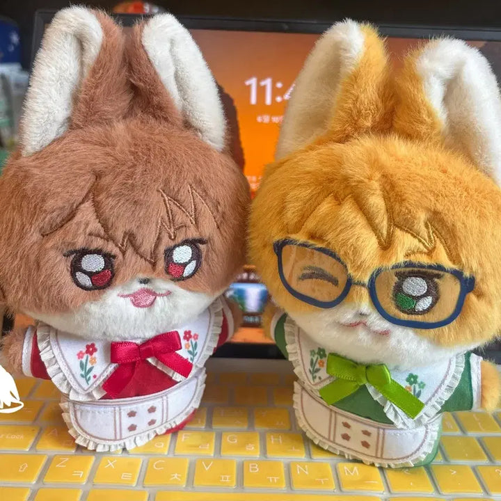 [BUNJANG] Ensemble Stars Chiaki Makoto Fox Plush Cafe Plush / (개별)앙스타 여우누이 카페누이 치아키 마코토