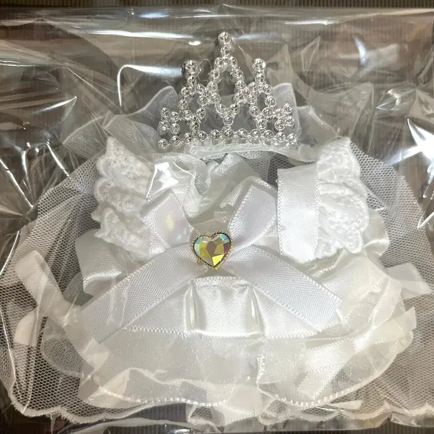 [BUNJANG] 10cm Doll Wedding Dress Set / 인형옷 누이옷 10cm 웨딩드레스 미개봉 새상품 일괄 솜깅 솜인형옷