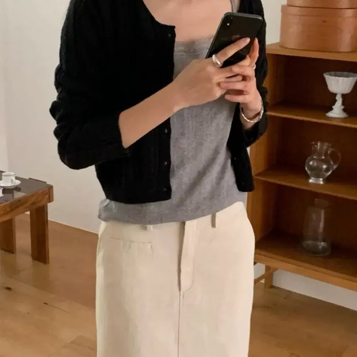 [BUNJANG] Monoha Lace Layered Camisole / 진심 레이스 레이어드 나시   모노하 리본빛 낫띵리튼 더바넷