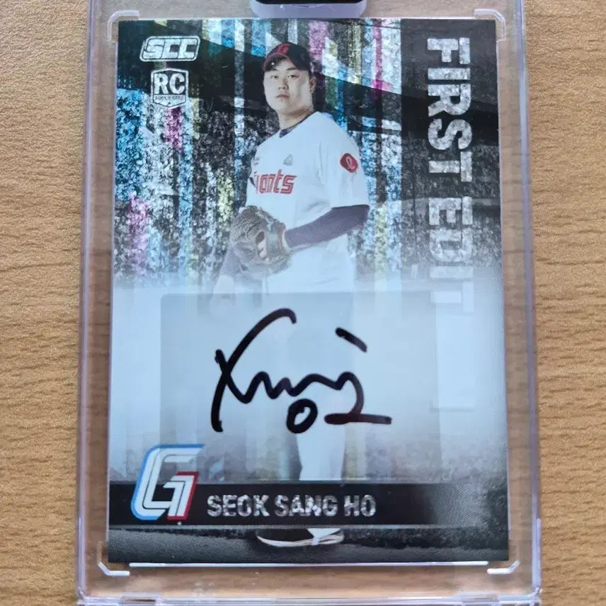[SOLD OUT] 2023 SCC KBO 레인보우 롯데 석상호 루키 퍼스트 오토카드 판매