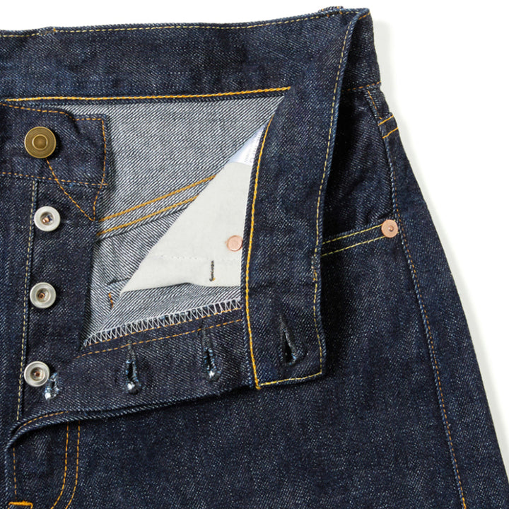 [BUNJANG] DEMIL 009P Regular Straight Fit Selvedge Denim Jeans / 데밀 009P DEMIL