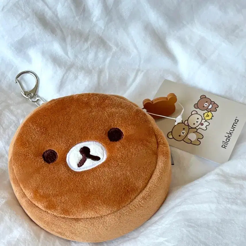 [BUNJANG] San-X Rilakkuma Face Pouch Keyring / 택0,새상품) 산엑스 리락쿠마 페이스 파우치 키링