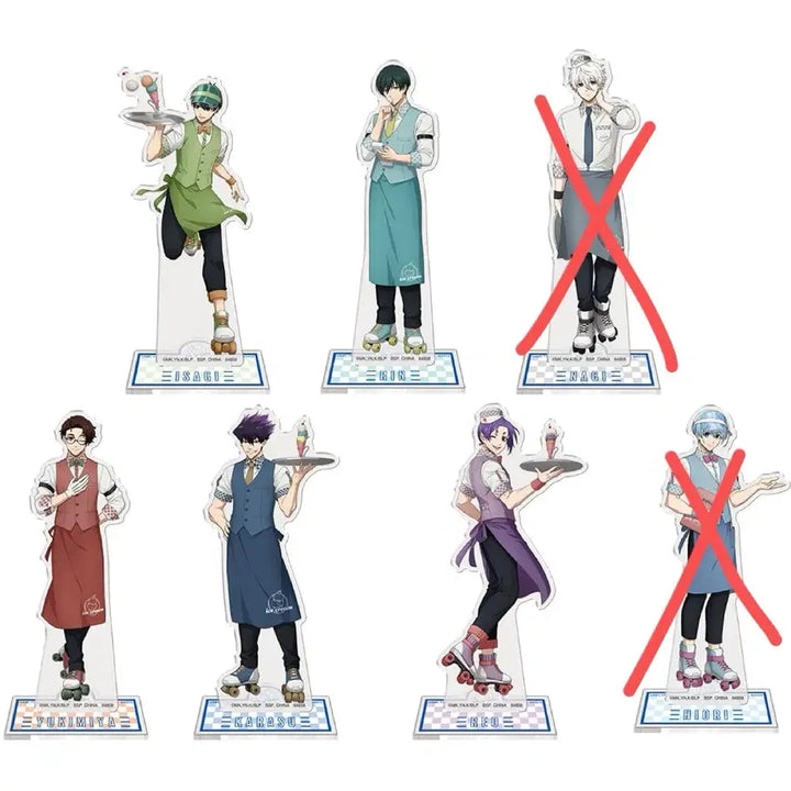 [BUNJANG] Blue Lock Ichiban Kuji ~Day Off~ E Prize Acrylic Stands Set (5 Types) / (개봉전시) 블루록 제일복권 ~day off~ E상 아크릴 스탠드 5종