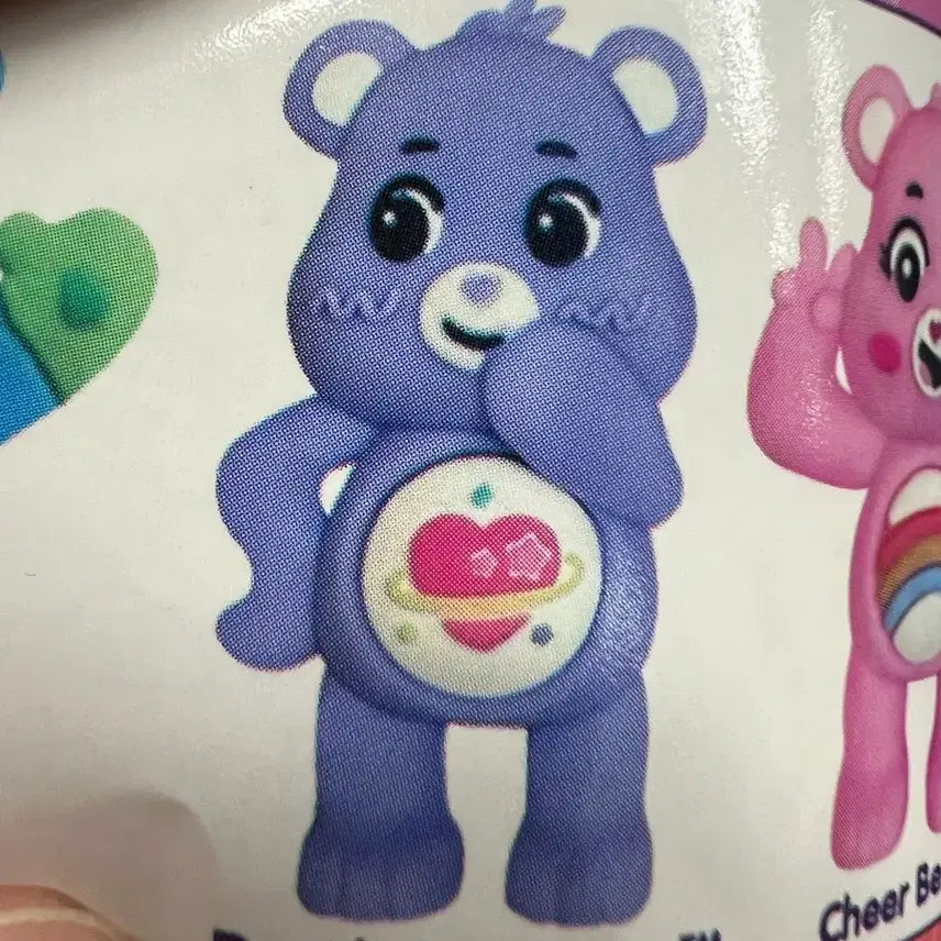 [BUNJANG] Care Bears Gacha Figure Besties Series Purple Bear / 케어베어 가챠 피규어