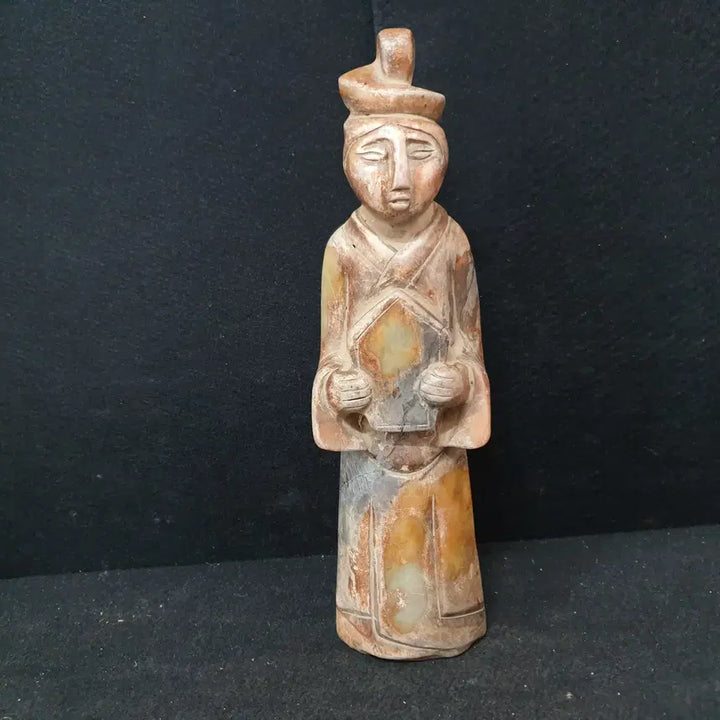 [BUNJANG] Excavated Jin Dynasty Court Lady with Jade Artifact Figurine / (수원만물)출토 당대 궁녀상 옥기