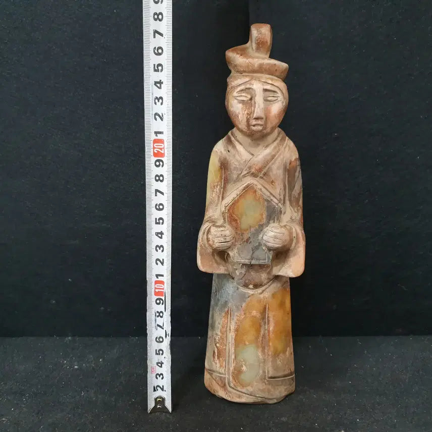 [BUNJANG] Excavated Jin Dynasty Court Lady with Jade Artifact Figurine / (수원만물)출토 당대 궁녀상 옥기