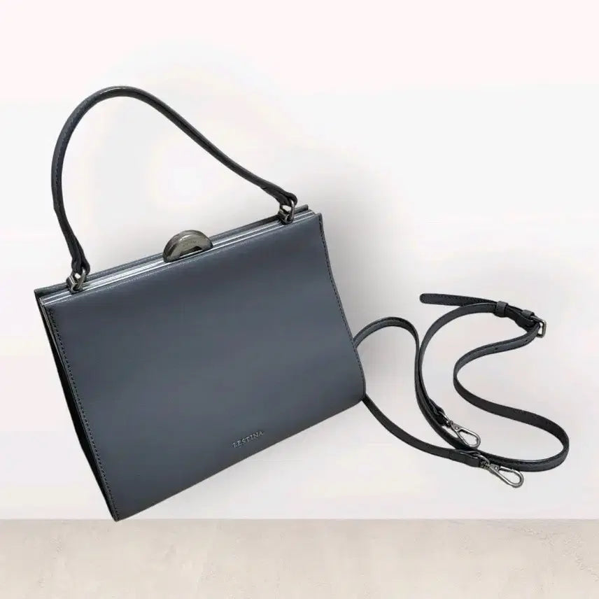 [BUNJANG] J.ESTINA Heather Frame Bag Classic Vintage Leather / 제이에스티나 헤더 프레임백 클라스프 클래스프 클래식 가방 빈티지 가죽