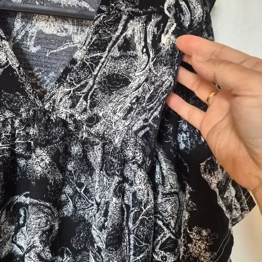 [SOLD OUT] (새상품)빅사이즈 프릴잠옷