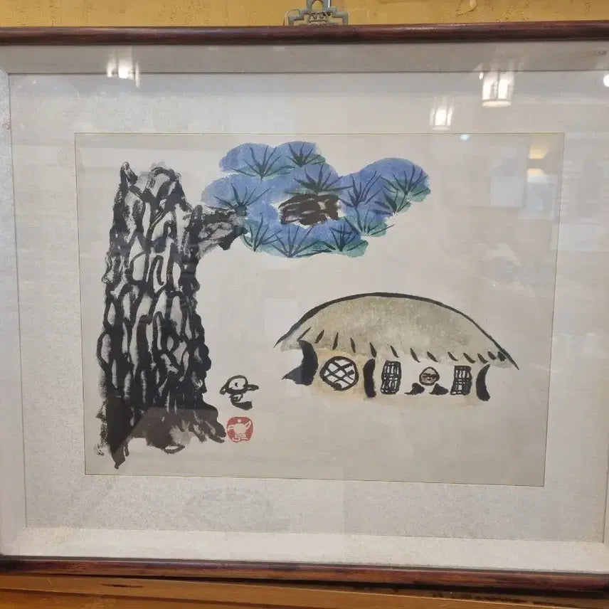 [BUNJANG] Sua-Nims Monk Painting Framed Art / 그림액자 (수안스님)