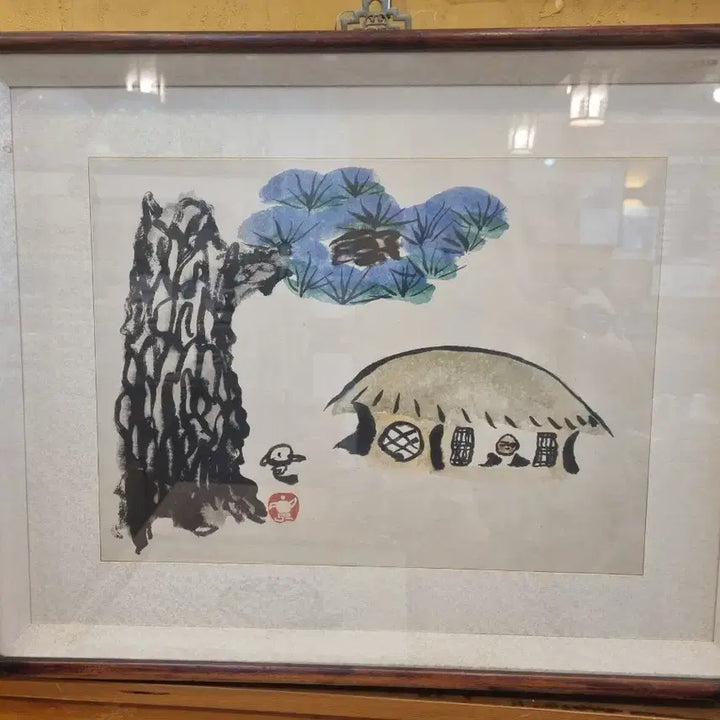 [BUNJANG] Sua-Nims Monk Painting Framed Art / 그림액자 (수안스님)