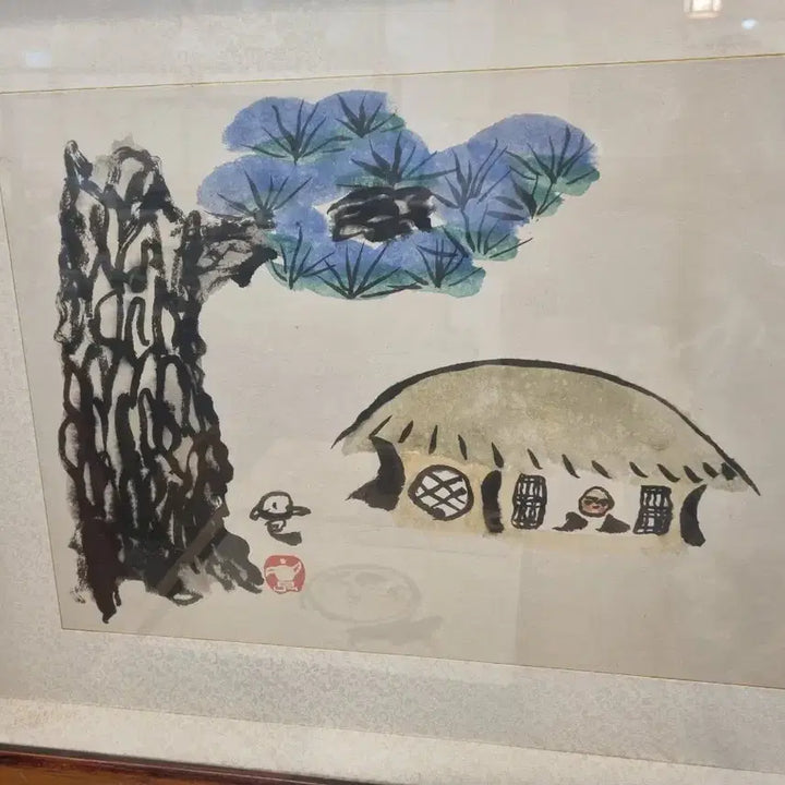 [BUNJANG] Sua-Nims Monk Painting Framed Art / 그림액자 (수안스님)