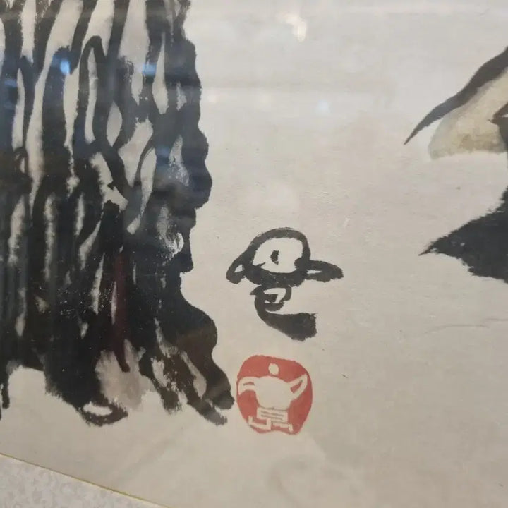 [BUNJANG] Sua-Nims Monk Painting Framed Art / 그림액자 (수안스님)