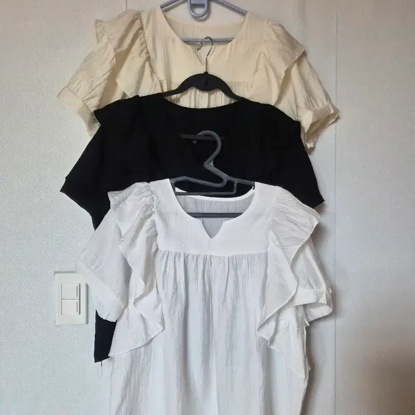 [SOLD OUT] 여성 블라우스 아이보리/블랙/화이트