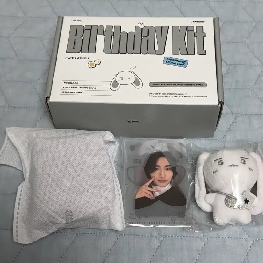 [BUNJANG] ATEEZ Seonghwa 2024 Birthday MD [HBD Kit] Necklace / ATEEZ 에이티즈 24년도 성화 생일 MD [HBD KIT]