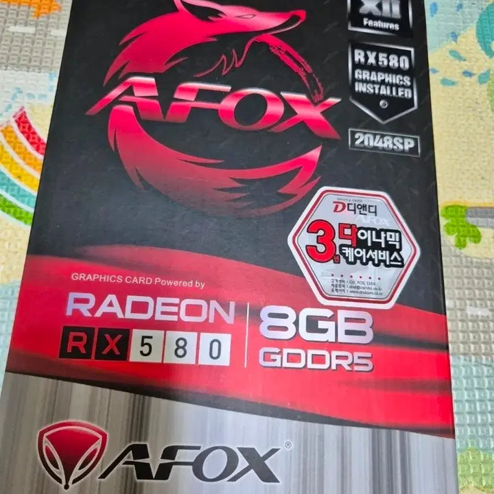 [SOLD OUT] [26년 4월 구매] AFOX 라데온 RX 580 8GB 판매합니다